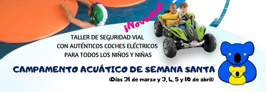 Campamento acuático infantil Semana Santa Madrid 2023
